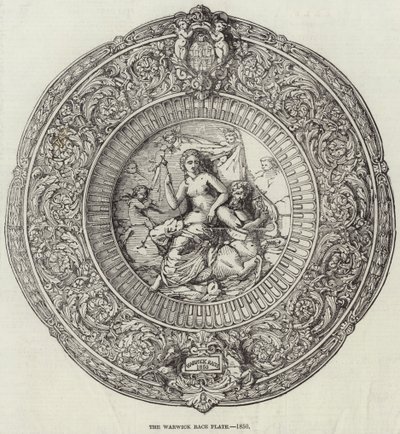 The Warwick Race Plate by English School